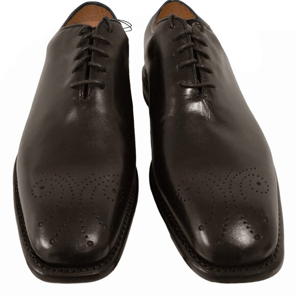 NEW $400 Justin Boots Golf Shoes!  Brown  Handcrafted Leather Dress Style NARROW main image 9